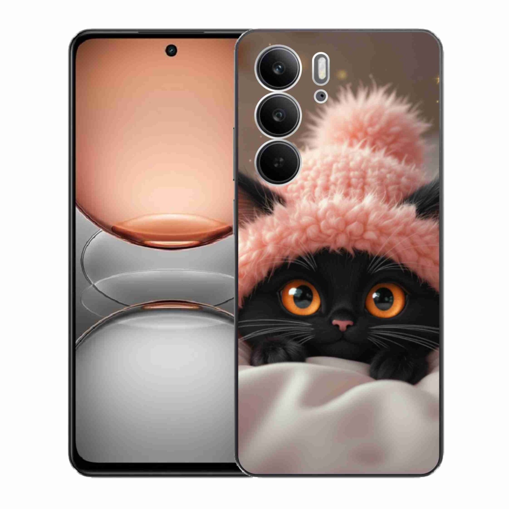Gélový kryt mmCase na Realme C75 - roztomilé mačiatko 7