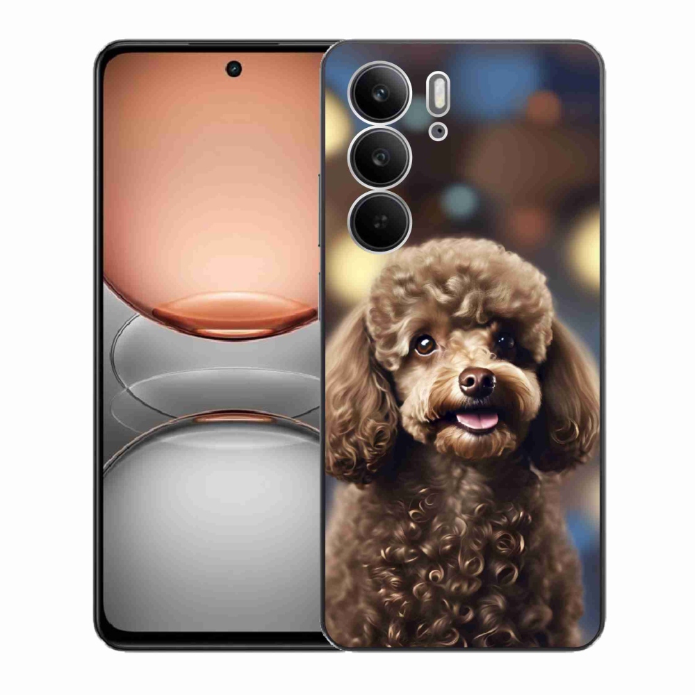 Gélový kryt mmCase na Realme C75 - roztomilý pudel