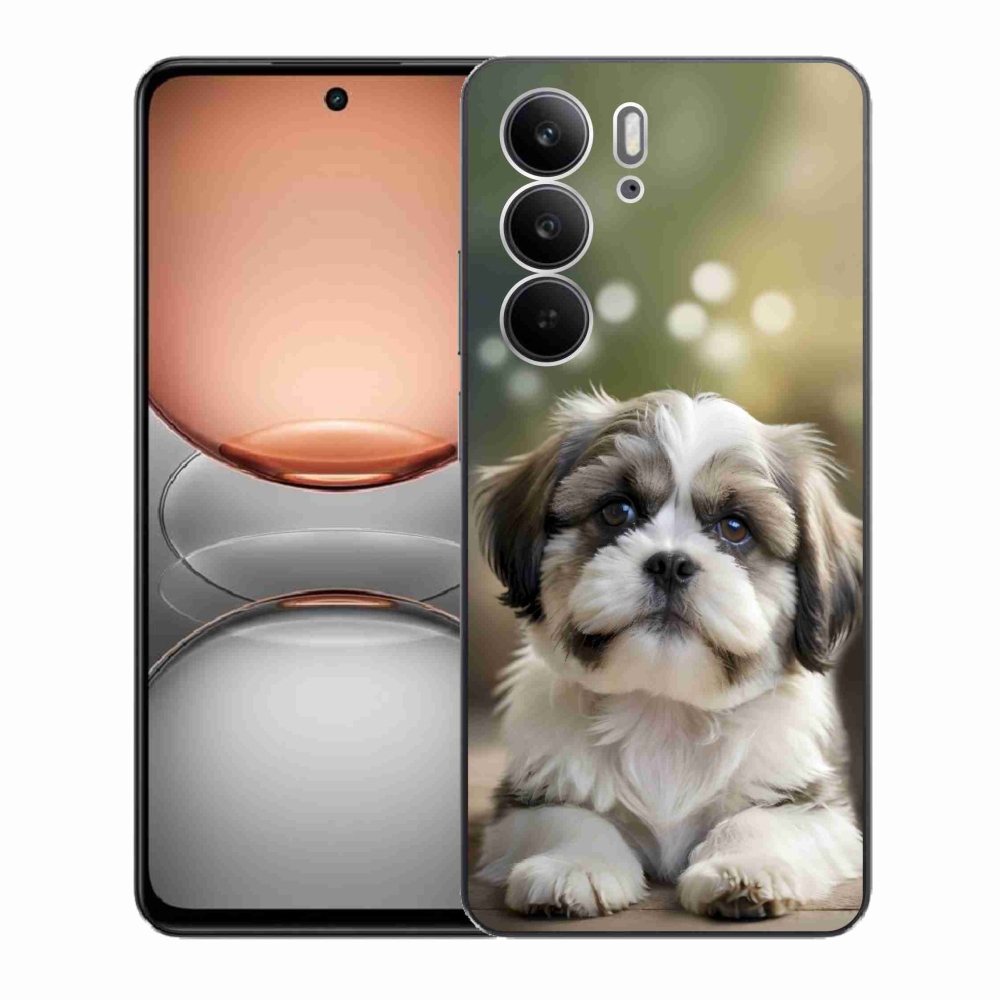 Gélový kryt mmCase na Realme C75 - roztomilý shih-tzu