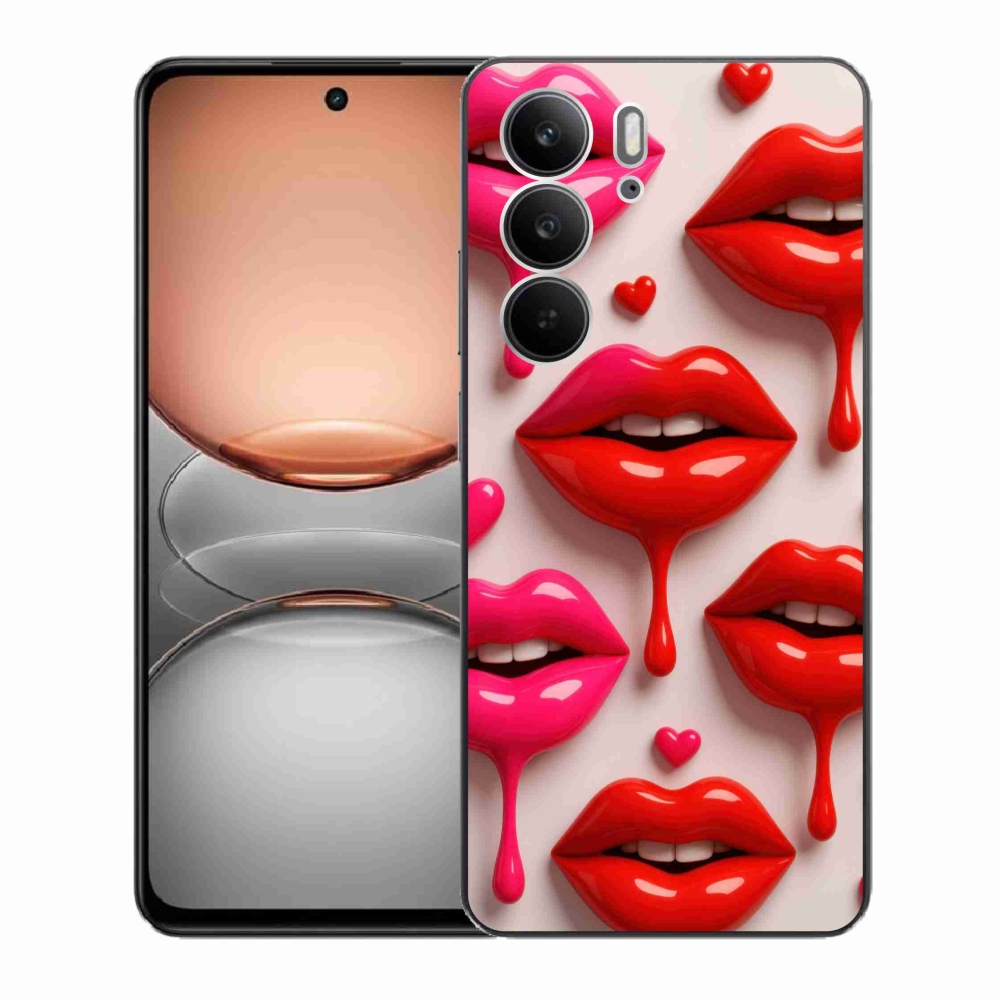 Gélový kryt mmCase na Realme C75 - pery 2
