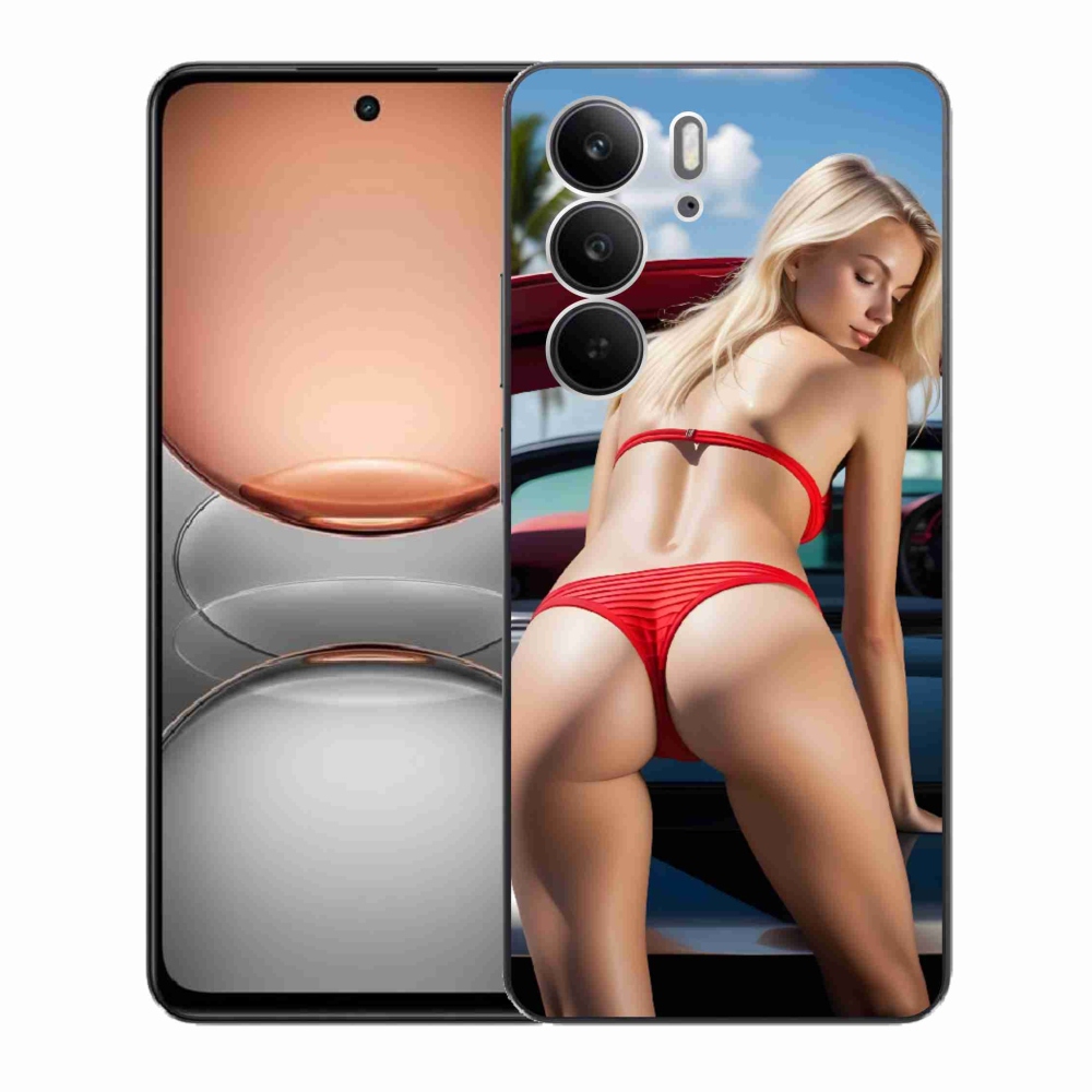 Gélový kryt mmCase na Realme C75 - sexy žena 2