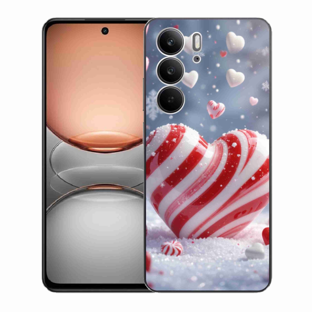 Gélový kryt mmCase na Realme C75 - sladké srdce