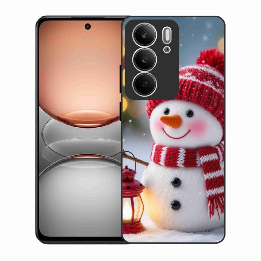 Gélový kryt mmCase na Realme C75 - snehuliak 2