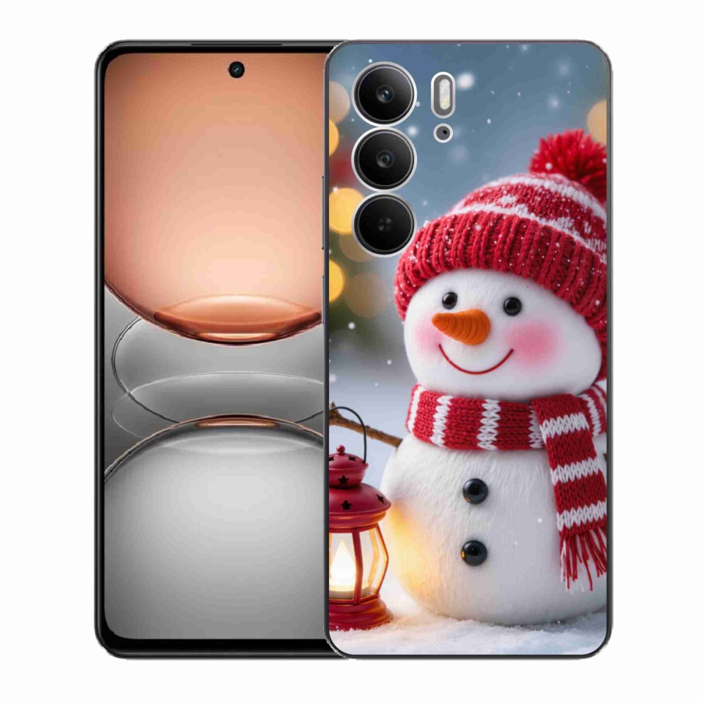 Gélový kryt mmCase na Realme C75 - snehuliak 2