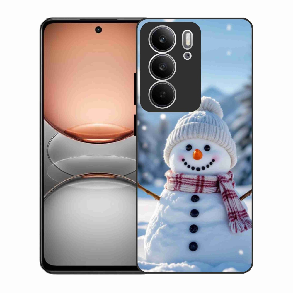 Gélový kryt mmCase na Realme C75 - snehuliak 3