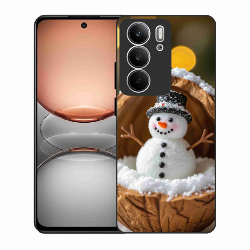 Gélový kryt mmCase na Realme C75 - snehuliak 4