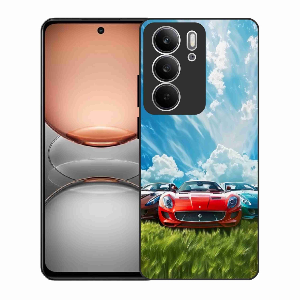 Gélový kryt mmCase na Realme C75 - športové vozidlá
