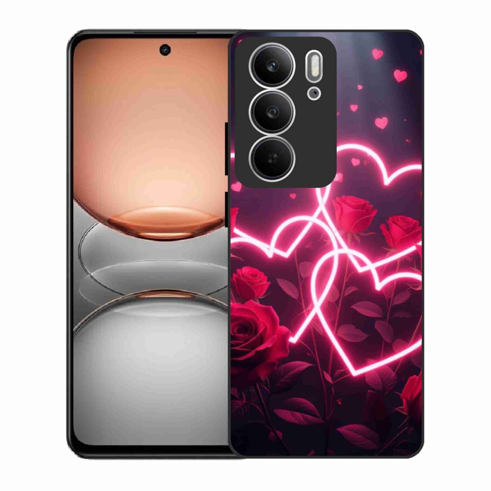 Gélový kryt mmCase na Realme C75 - srdce lásky