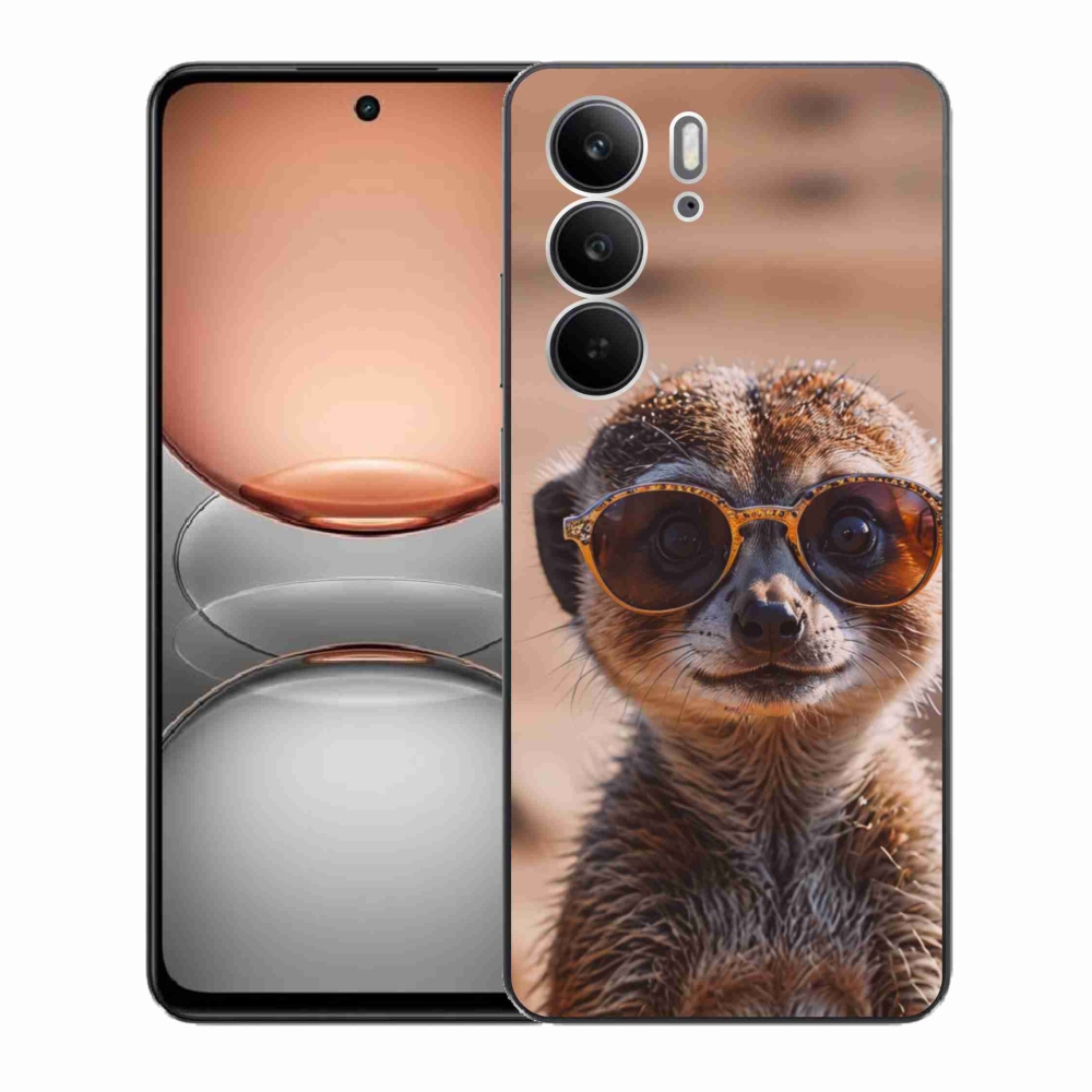 Gélový kryt mmCase na Realme C75 - štýlová surikata