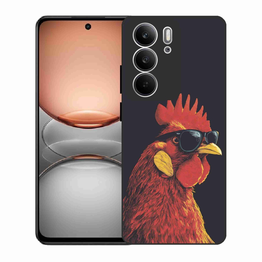 Gélový kryt mmCase na Realme C75 - štýlový kohút