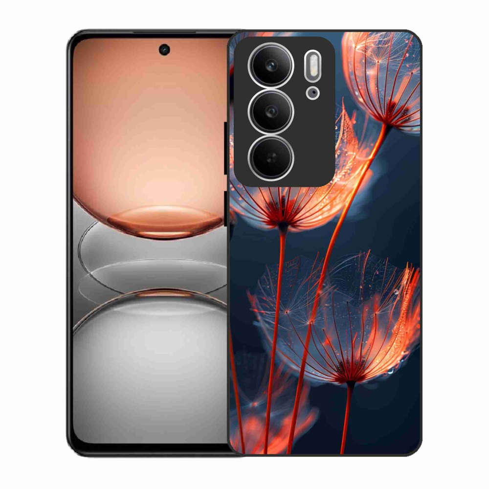 Gélový kryt mmCase na Realme C75 - svetielkujúce páperie