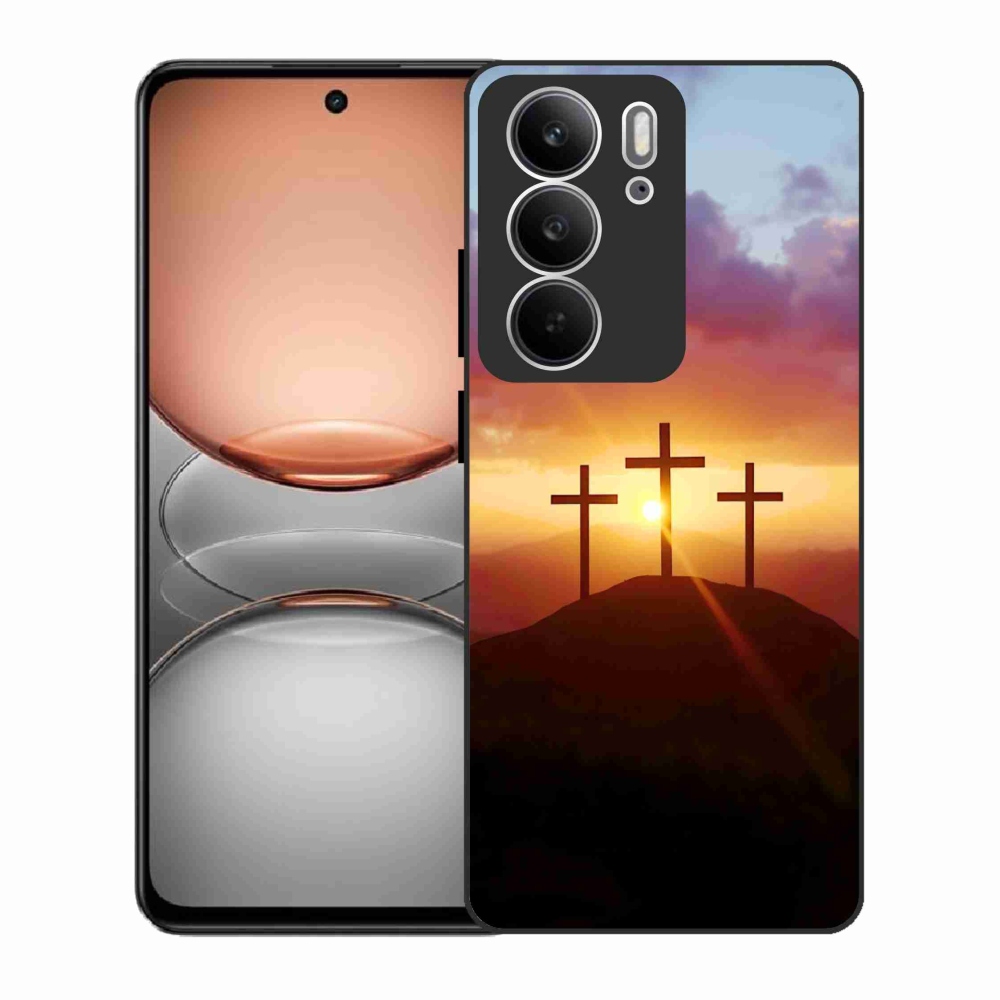 Gélový kryt mmCase na Realme C75 - tri kríža