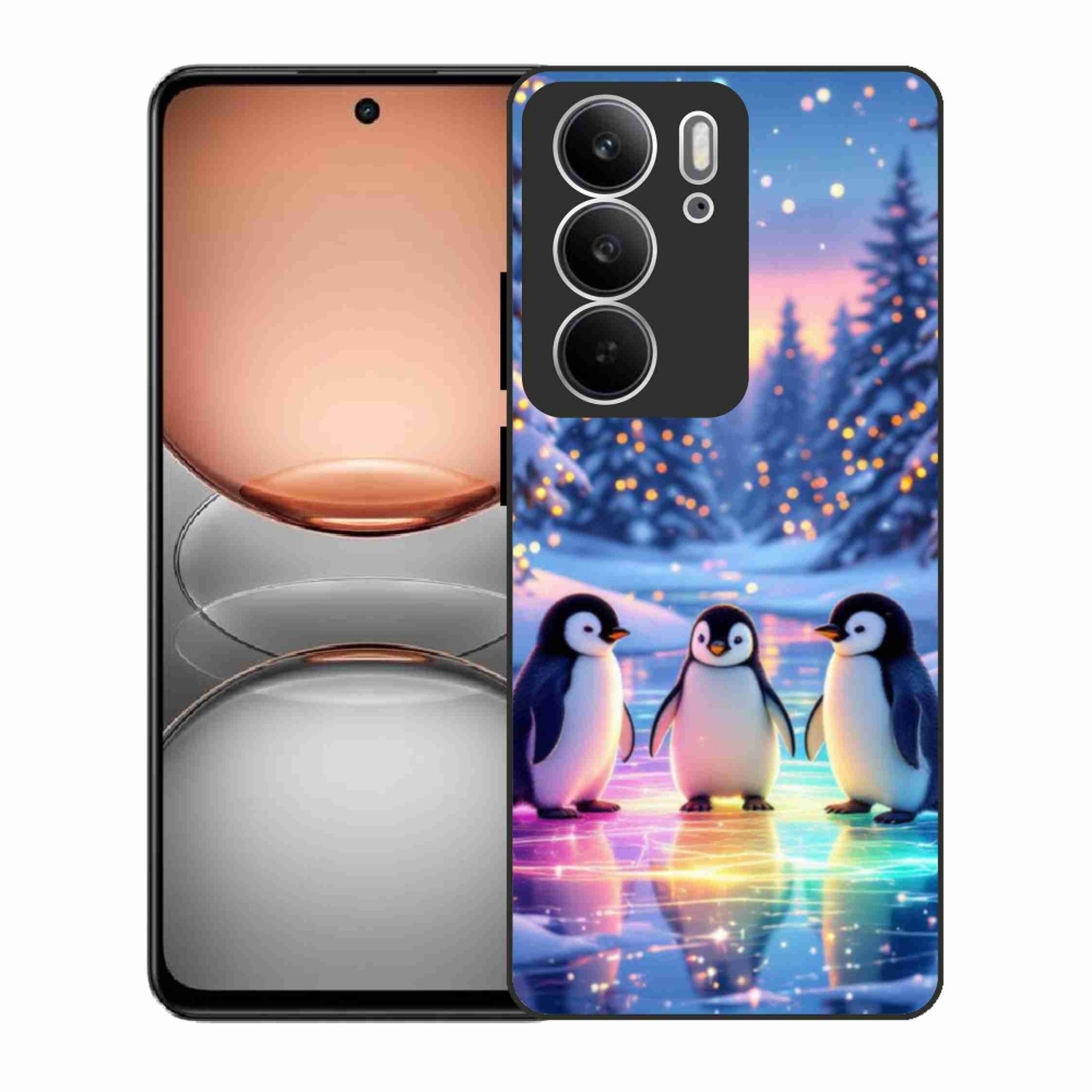 Gélový kryt mmCase na Realme C75 - tučniaky