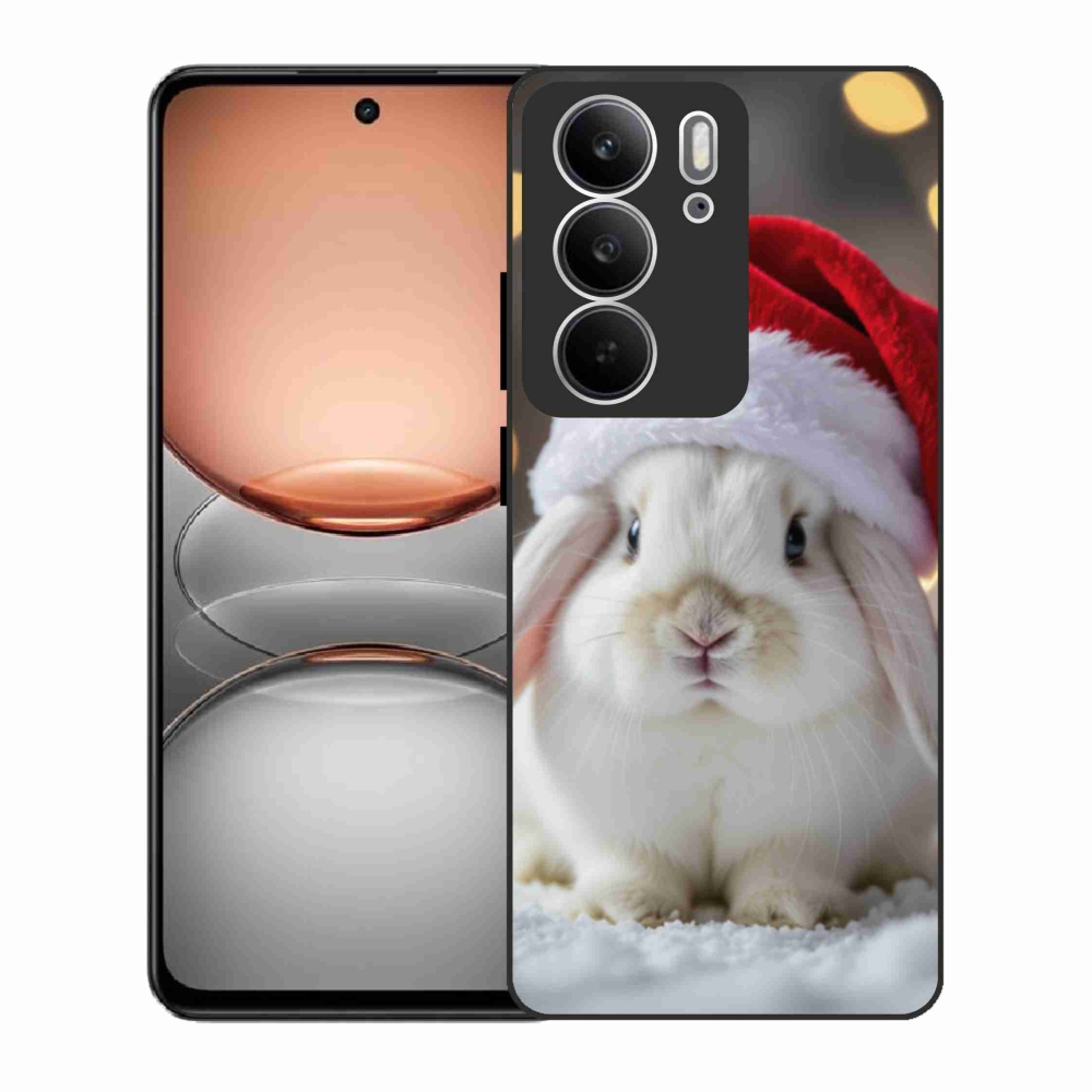 Gélový kryt mmCase na Realme C75 - vianočný králik