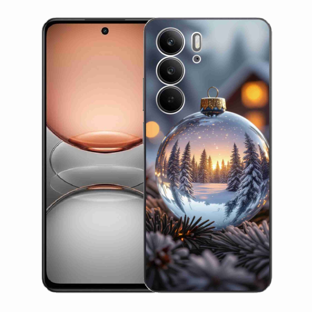 Gélový kryt mmCase na Realme C75 - vianočná ozdoba