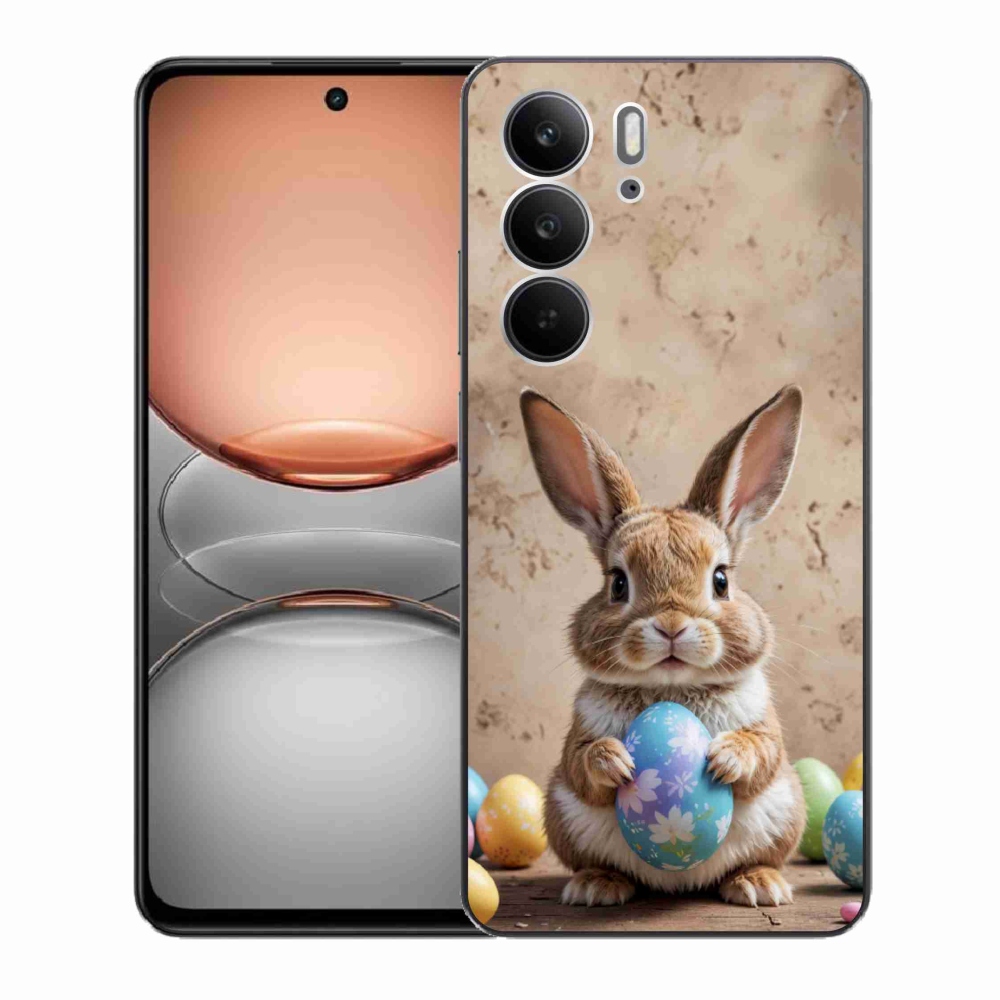 Gélový kryt mmCase na Realme C75 - veľkonočný zajačik