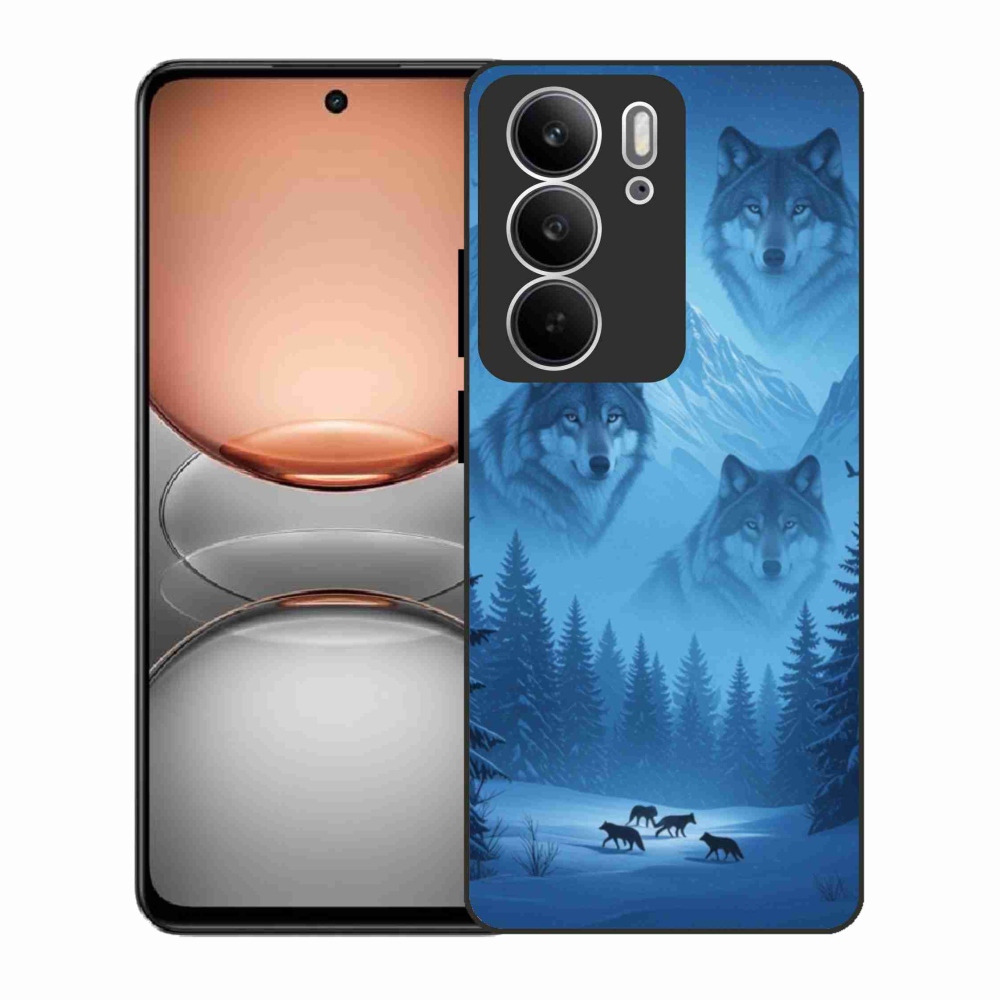 Gélový kryt mmCase na Realme C75 - vlčia svorka