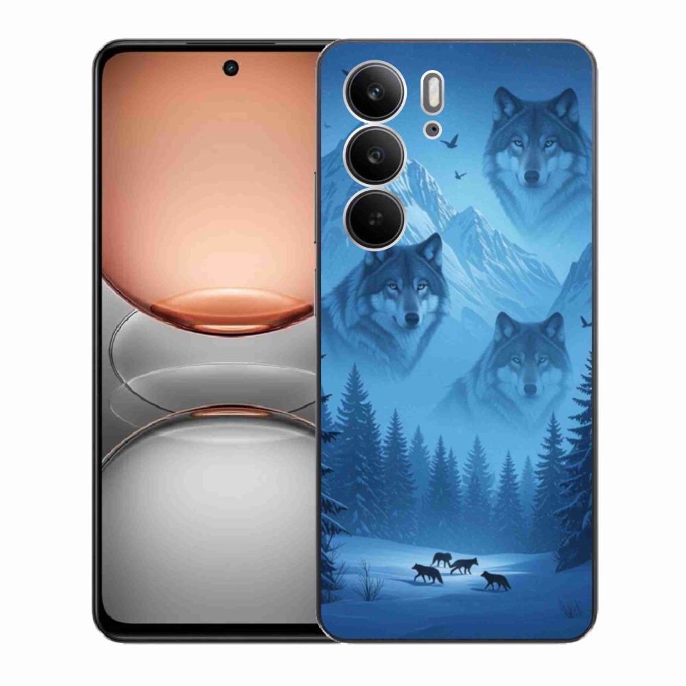 Gélový kryt mmCase na Realme C75 - vlčia svorka