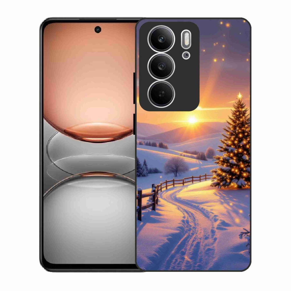 Gélový kryt mmCase na Realme C75 - zimná krajina