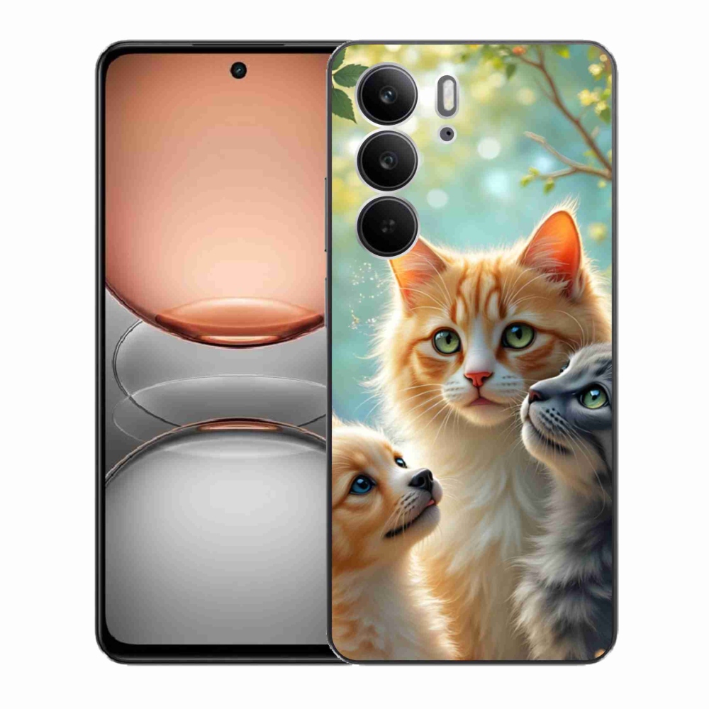 Gélový kryt mmCase na Realme C75 - zvieracie priateľstvo 2