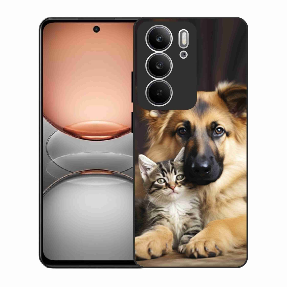 Gélový kryt mmCase na Realme C75 - zvieracie priateľstvo