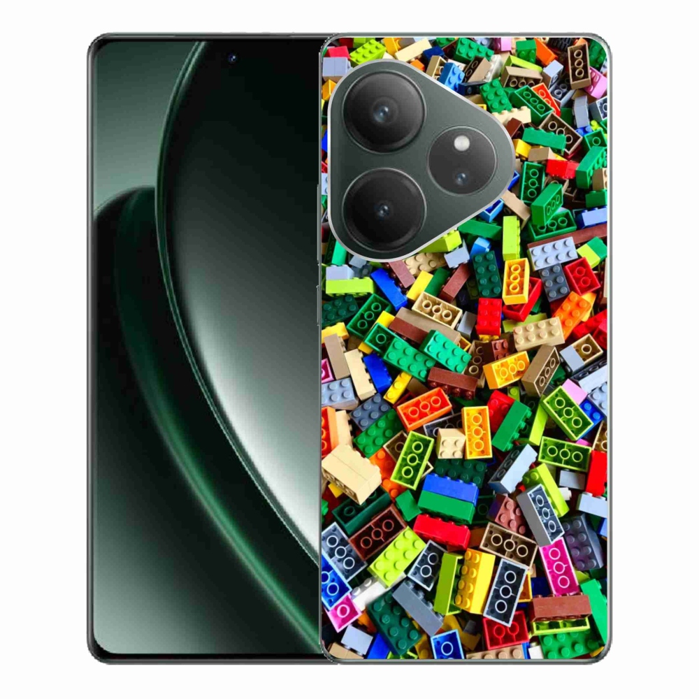 Gélový kryt mmCase na Realme GT 6 5G/GT 6T 5G - farebné stavebné kocky