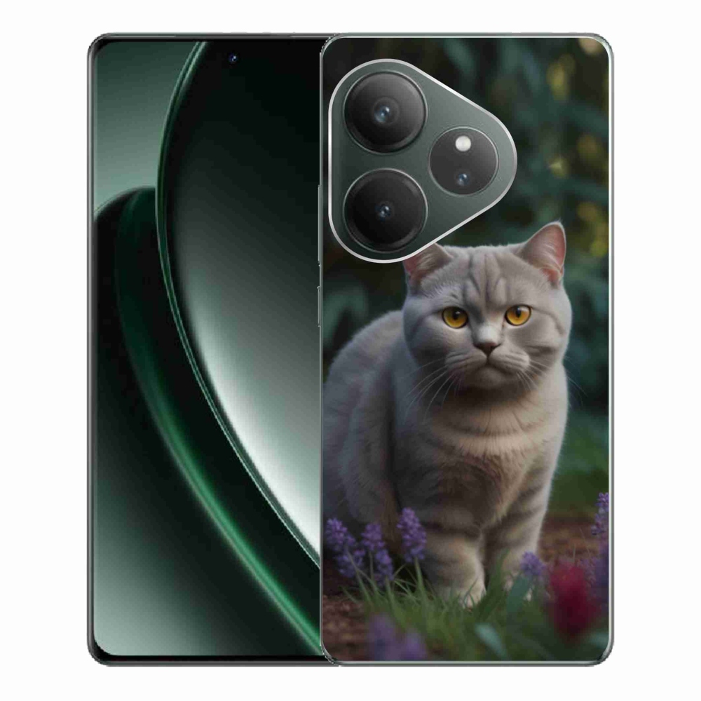 Gélový kryt mmCase na Realme GT 6 5G/GT 6T 5G - britská mačka
