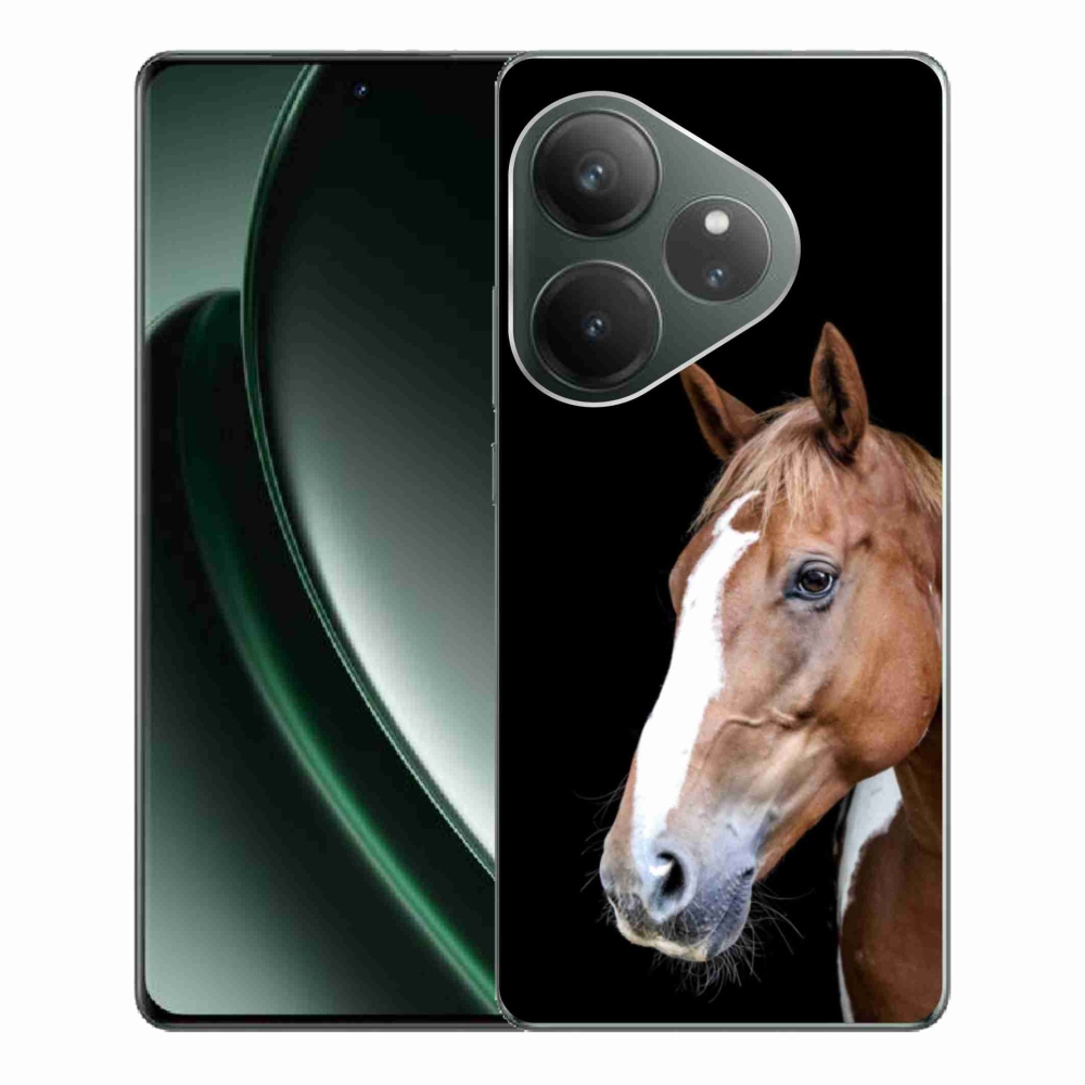 Gélový kryt mmCase na Realme GT 6 5G/GT 6T 5G - hnedý kôň 3