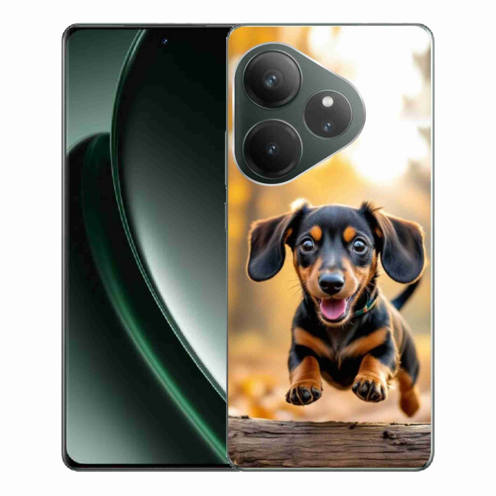 Gélový kryt mmCase na Realme GT 6 5G/GT 6T 5G - jazvečík 2