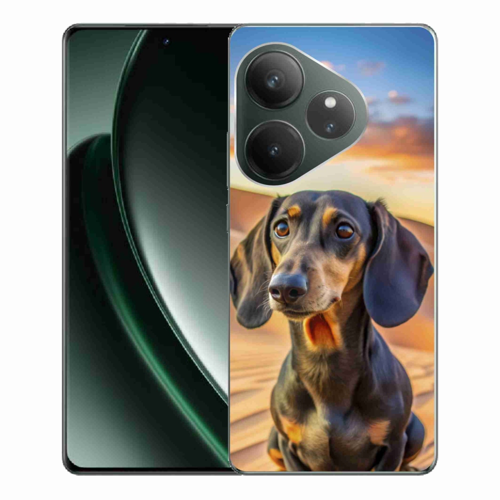 Gélový kryt mmCase na Realme GT 6 5G/GT 6T 5G - jazvečík 3