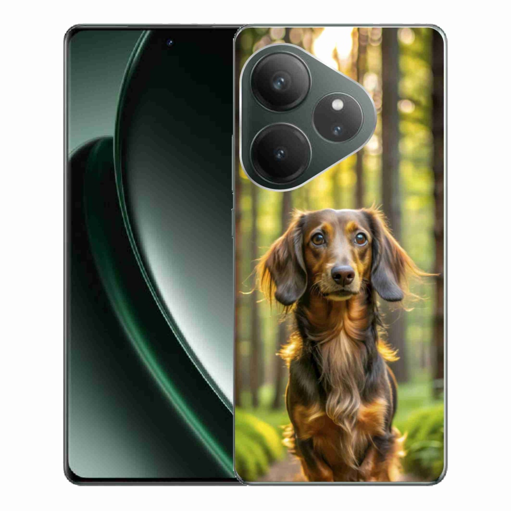 Gélový kryt mmCase na Realme GT 6 5G/GT 6T 5G - jazvečík 4