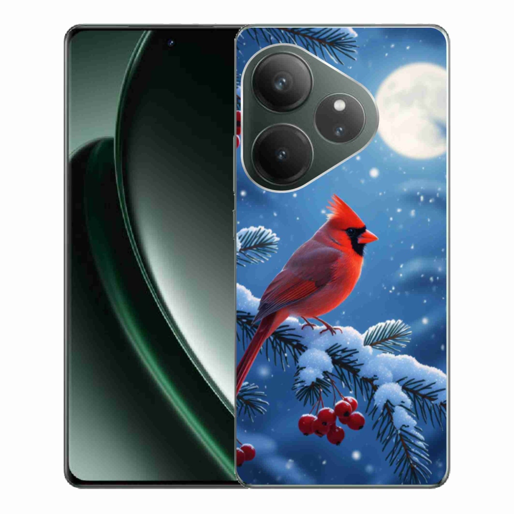 Gélový kryt mmCase na Realme GT 6 5G/GT 6T 5G - kardinál červený