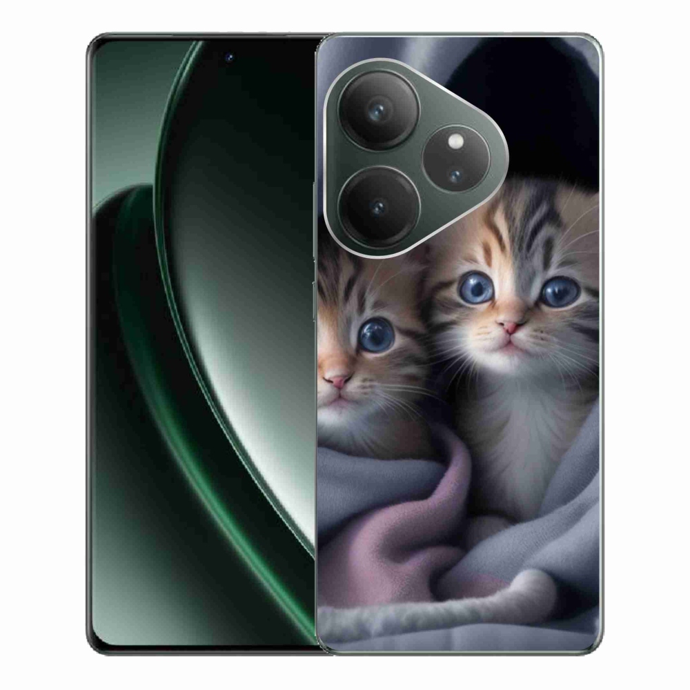 Gélový kryt mmCase na Realme GT 6 5G/GT 6T 5G - mačacie duo 2