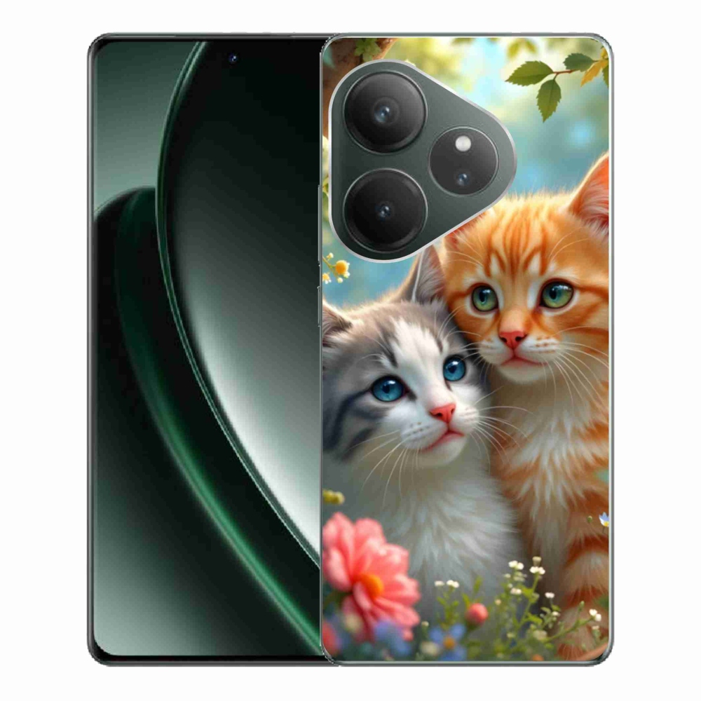 Gélový kryt mmCase na Realme GT 6 5G/GT 6T 5G - mačacia láska 2