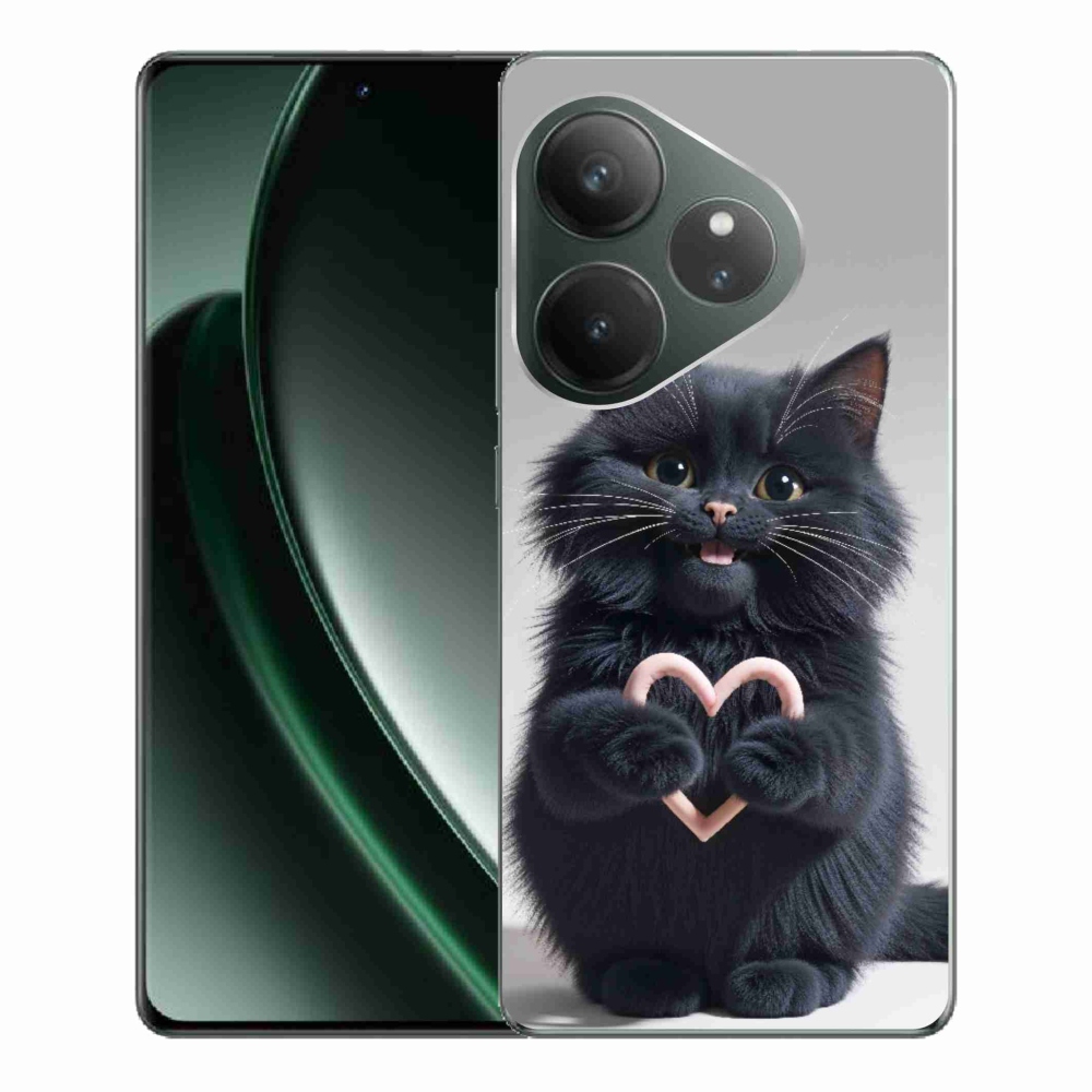 Gélový kryt mmCase na Realme GT 6 5G/GT 6T 5G - mačacia láska 3