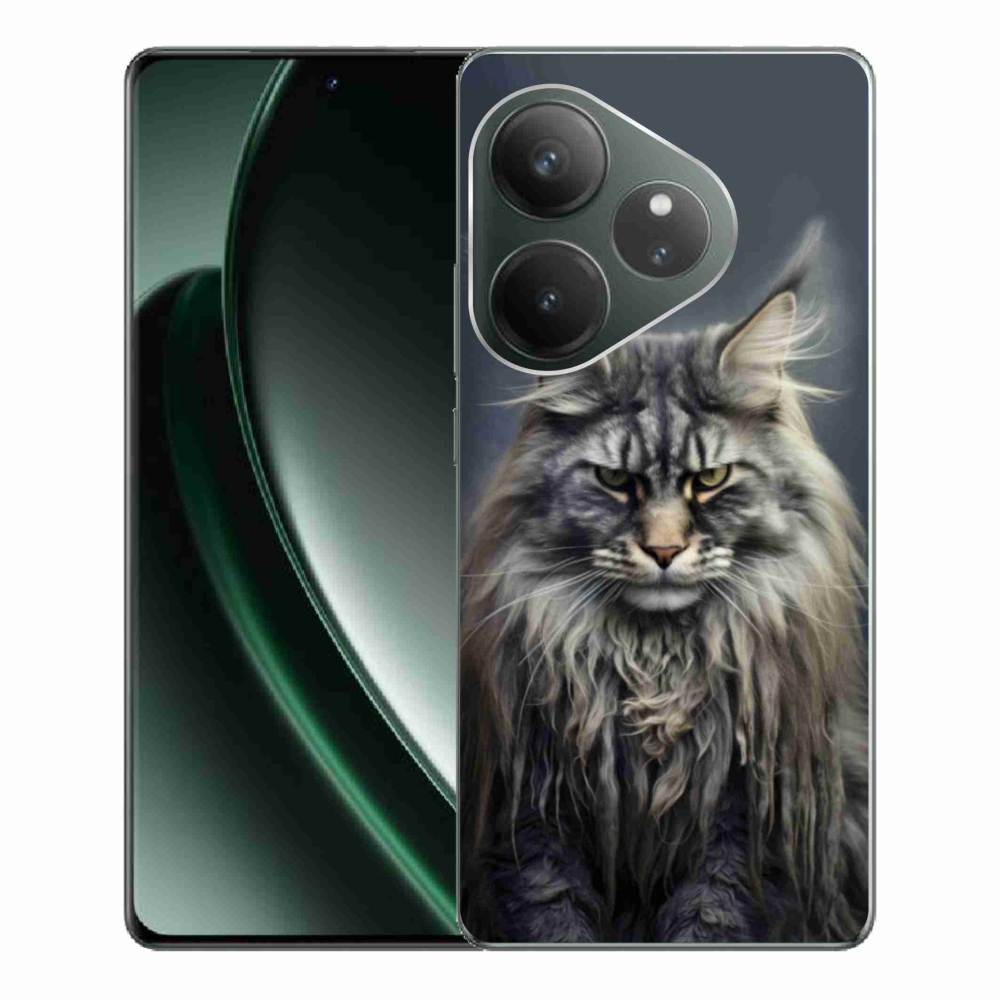 Gélový kryt mmCase na Realme GT 6 5G/GT 6T 5G - mačacie pohľad 4