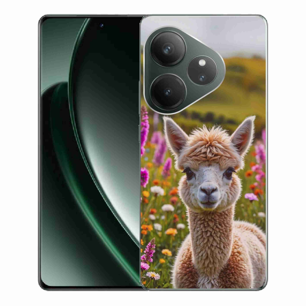 Gélový kryt mmCase na Realme GT 6 5G/GT 6T 5G - lama na lúke