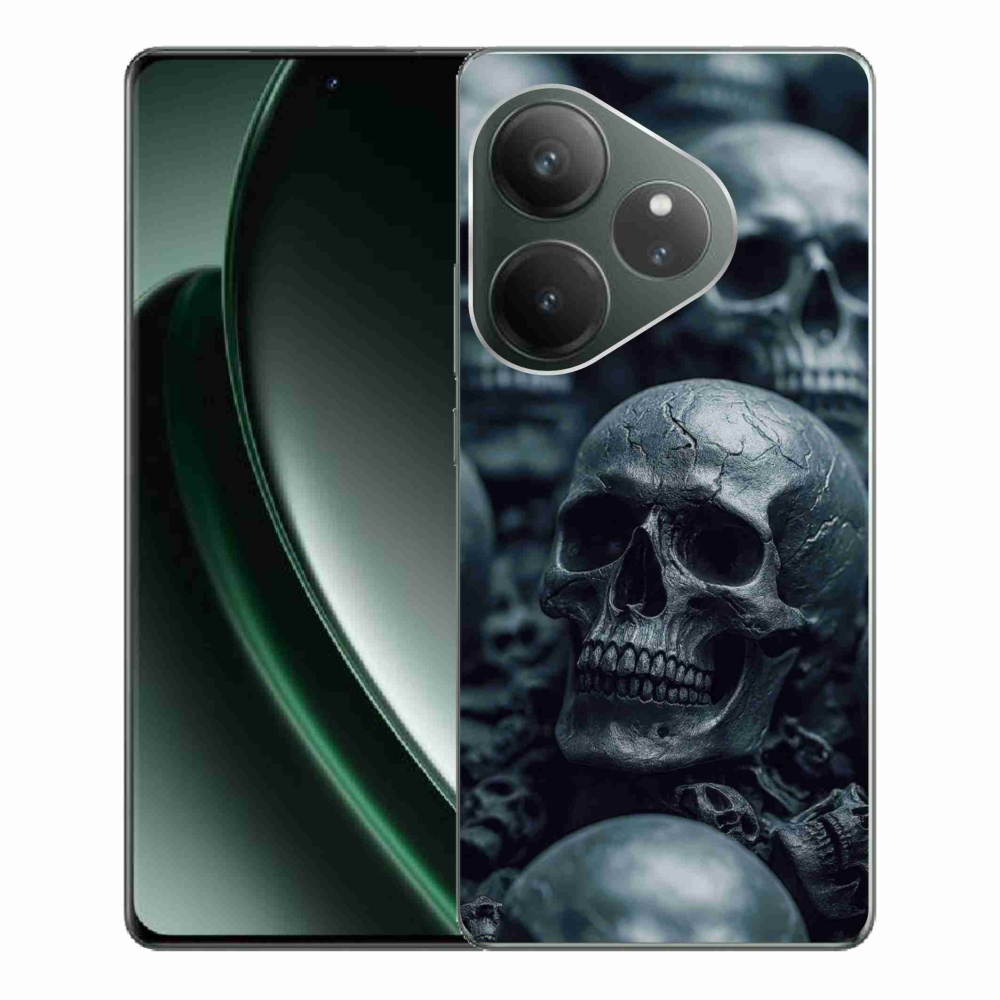 Gélový kryt mmCase na Realme GT 6 5G/GT 6T 5G - lebka 2