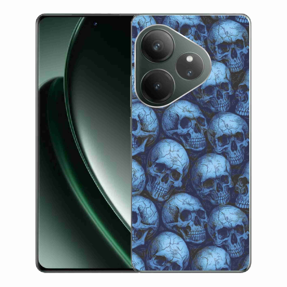 Gélový kryt mmCase na Realme GT 6 5G/GT 6T 5G - lebky