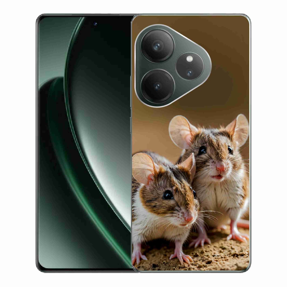 Gélový kryt mmCase na Realme GT 6 5G/GT 6T 5G - myší duo