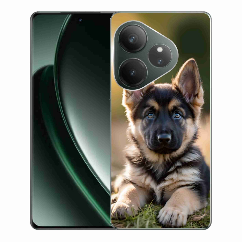 Gélový kryt mmCase na Realme GT 6 5G/GT 6T 5G - nemecký ovčiak v prírode