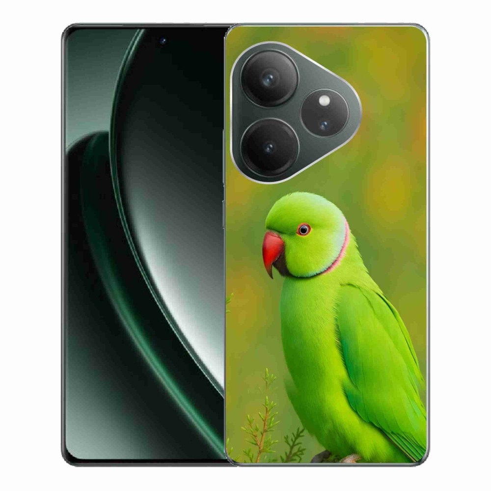 Gélový kryt mmCase na Realme GT 6 5G/GT 6T 5G - papagáj Alexandr 2