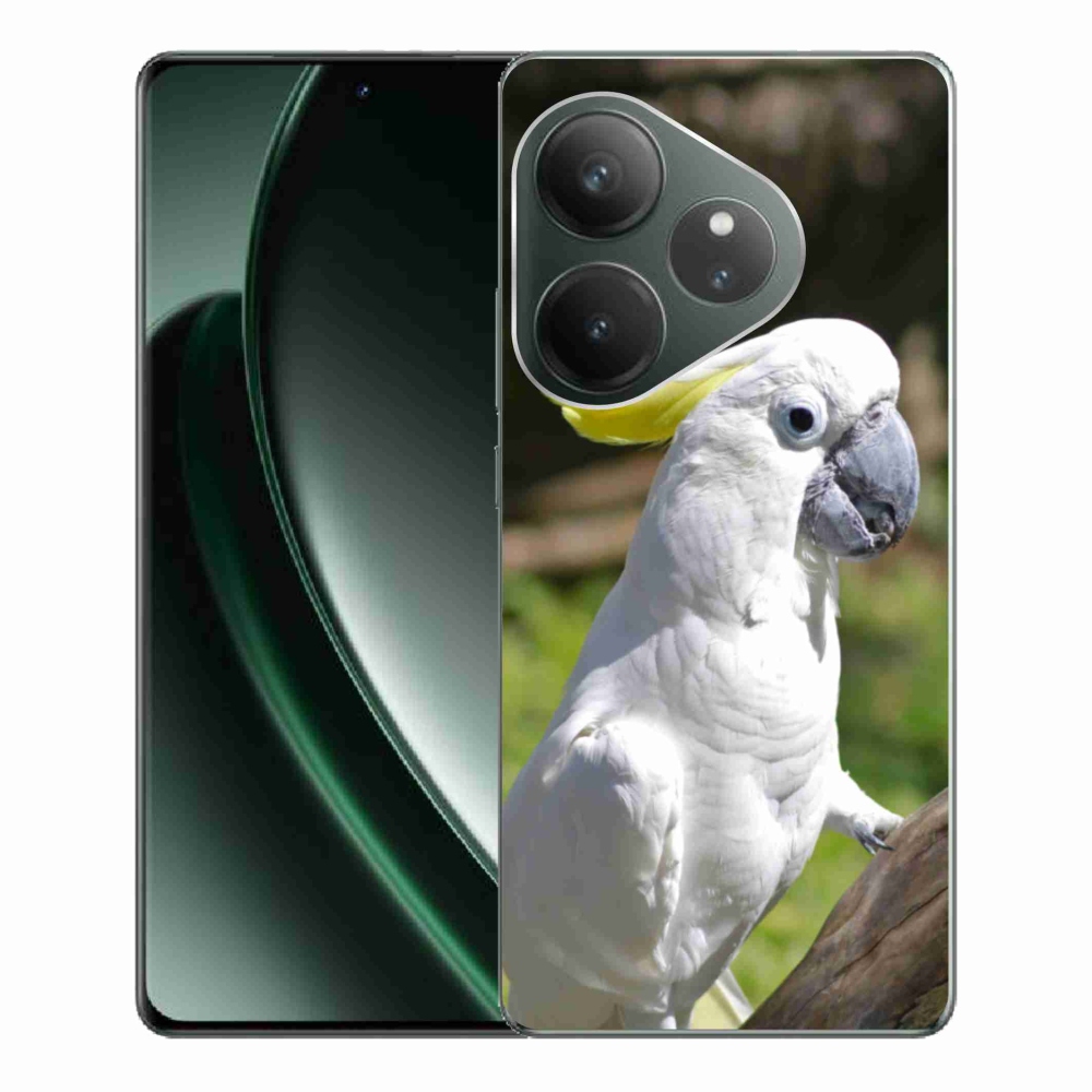 Gélový kryt mmCase na Realme GT 6 5G/GT 6T 5G - papagáj kakadu 2