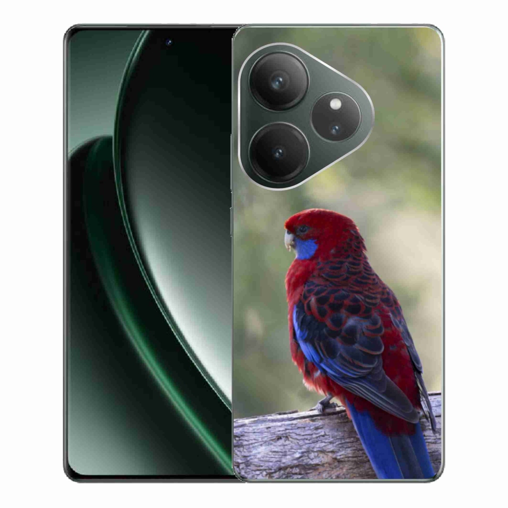 Gélový kryt mmCase na Realme GT 6 5G/GT 6T 5G - papagáj rosela