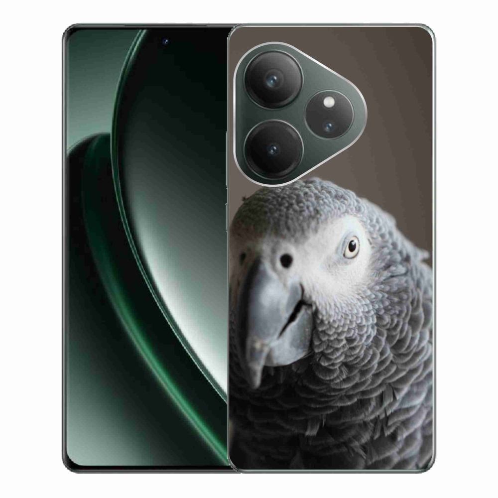 Gélový kryt mmCase na Realme GT 6 5G/GT 6T 5G - papagáj žako 2