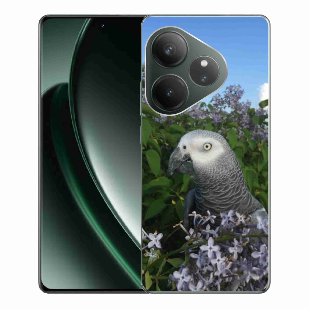 Gélový kryt mmCase na Realme GT 6 5G/GT 6T 5G - papagáj žako