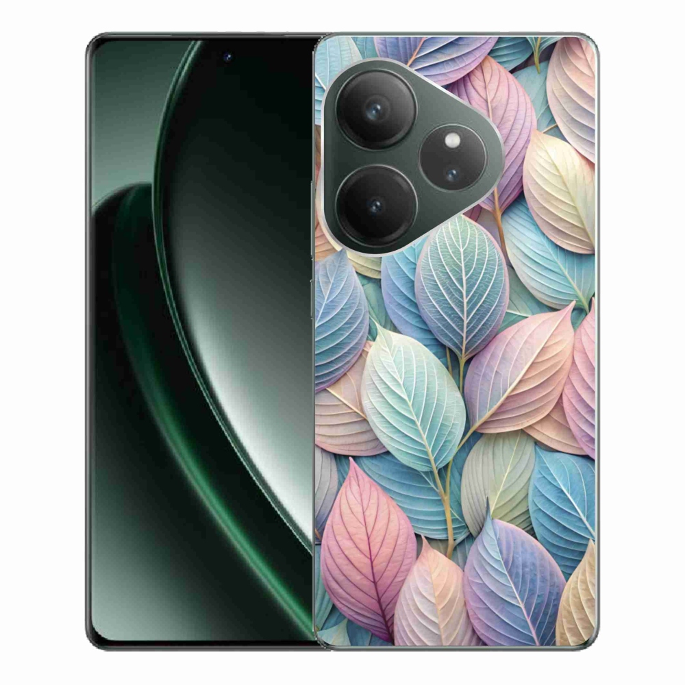 Gélový kryt mm Case na Realme GT 6 5G/GT 6T 5G - pastelové listy