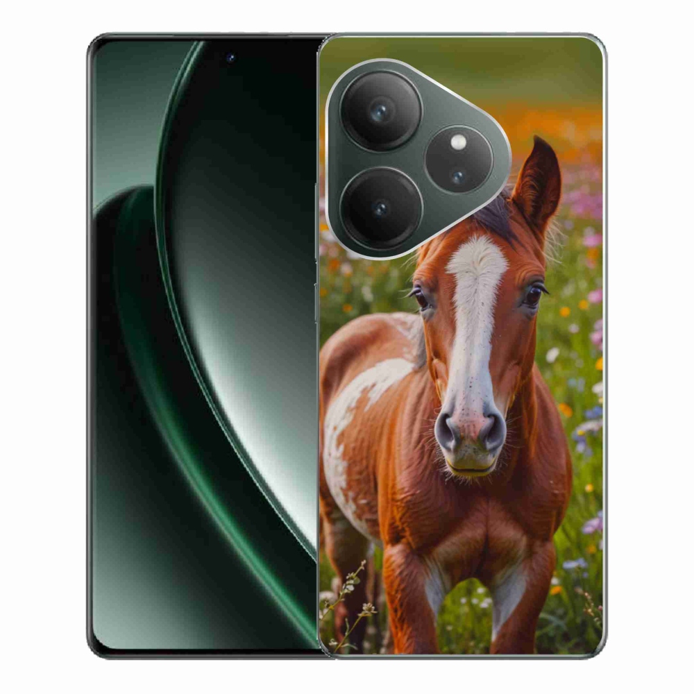 Gélový kryt mmCase na Realme GT 6 5G/GT 6T 5G - roztomilé žriebä