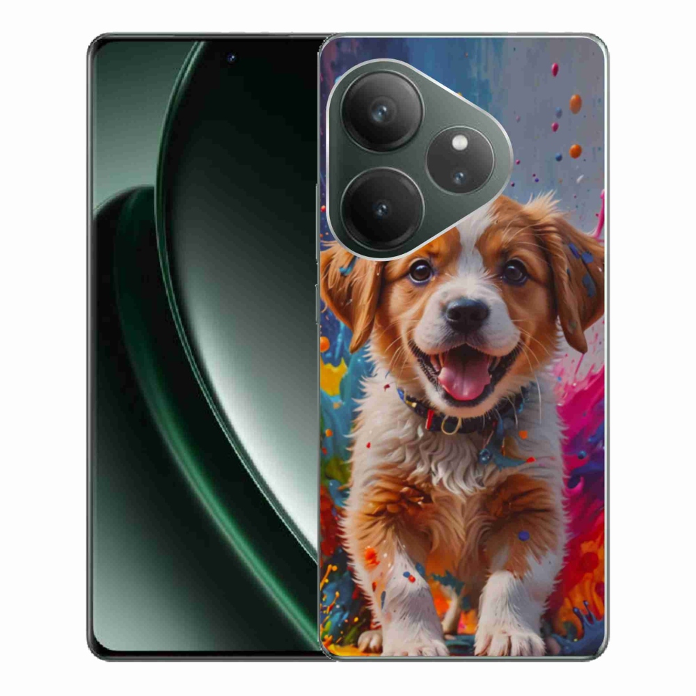 Gélový kryt mmCase na Realme GT 6 5G/GT 6T 5G - roztomilé šteňa 3