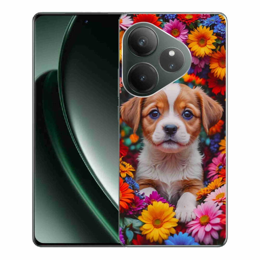 Gélový kryt mmCase na Realme GT 6 5G/GT 6T 5G - roztomilé šteňa